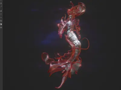 Mermaid 3D model