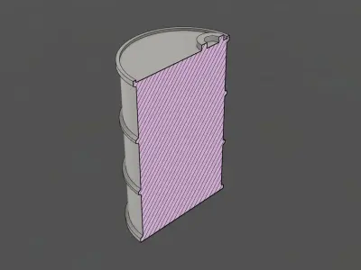 Oil Tank 3D print model