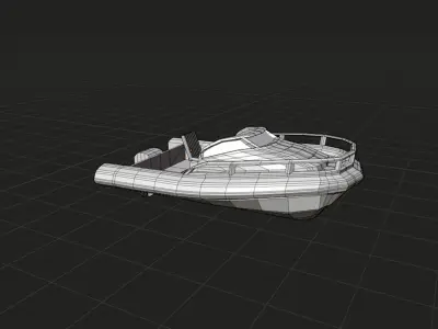 speedboat boat 3D model