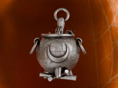 Witch Pendants 3D print model