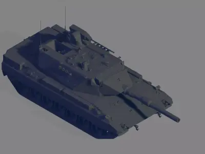 Leopard 2K 3D model