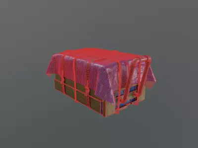 Apocalypse Supply Crate Low-poly 3D model