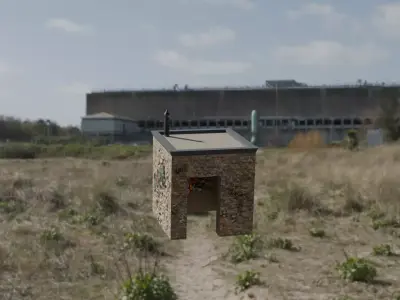 Industrial Building Free 3D model