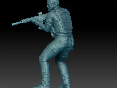 BLACK OPS SOLDIER 3D print model