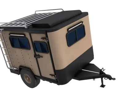 cargo Trailer 3D model