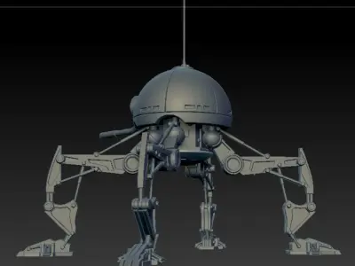Dwarf Spider Droid One12 Scale STL 3D print model
