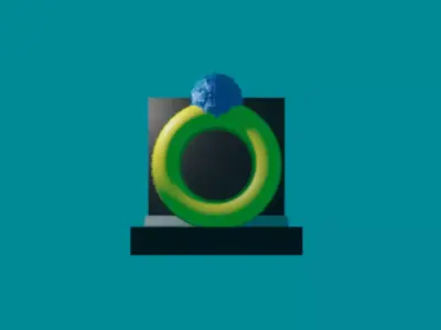 Diamond Ring Free 3D model buy