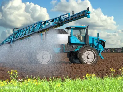 Farm Sprayer Generic 3D model