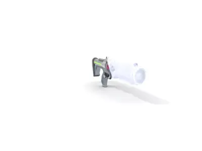 Neon Rifle model pack Low-poly 3D model