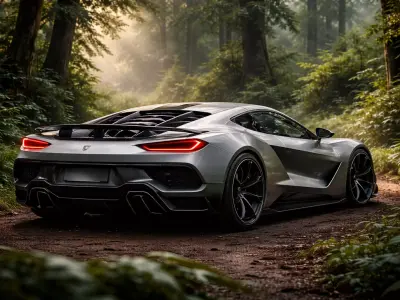 Futuristic Hypercar 3D Model this car is very good looking  3D print model purchase
