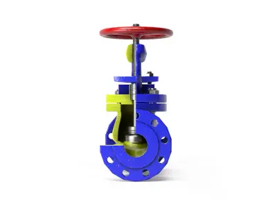 Valve section  Free low-poly 3D model