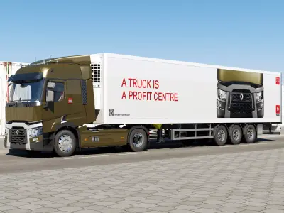 Renault T Range 4X2 3D model