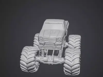 Monster truck  3D print model