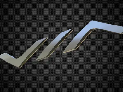 via logo 3D model