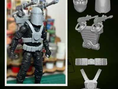 Laser Viper GI Joe Fan Art 3D printable File For Action Figures 3D print model purchase
