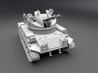 M42 Duster Scale model 3D print model