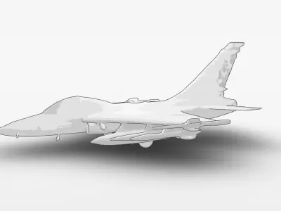 Saab JAS 39 Gripen  3D model