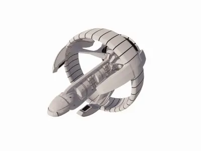 Spaceship-spacecraft-6 3D model