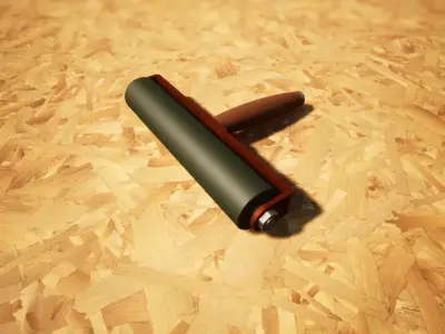 Brayer paint roller Free 3D model