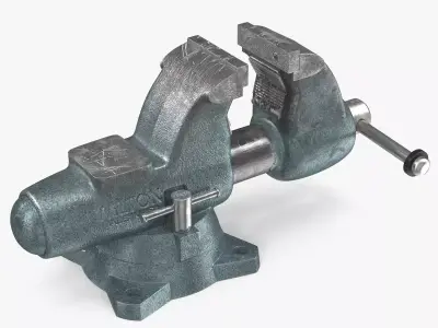 Wilton Pipe Bench Vise Dusty 3D model
