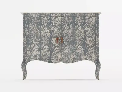 Amalfi Curved Cabinet from ARHAUS 3D model