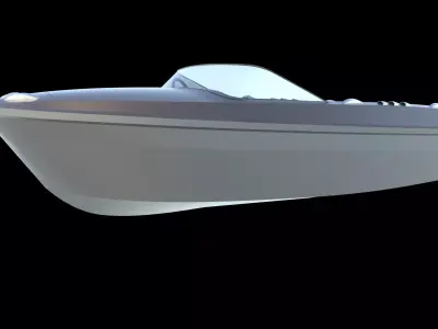 5 Meter Speedboat Model 3D model