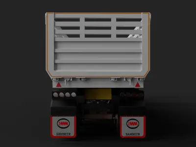 ISUZU DECA-GXZ360 Dump 3D model
