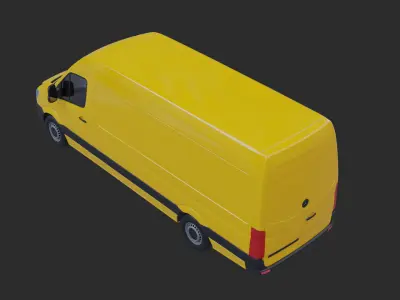 Mercedes Benz Sprinter delivery van 3D model