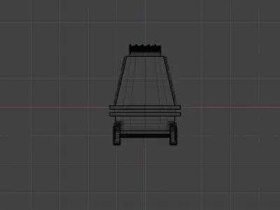MSE-6 Mouse Droid Low-poly 3D model