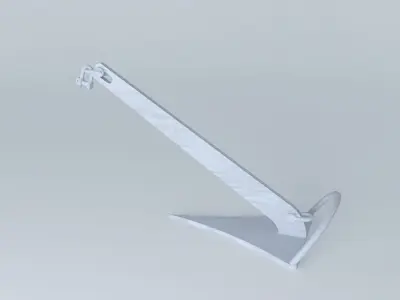 Bow anchor 9 kg 3D model