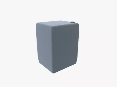 Square barrel 3D model