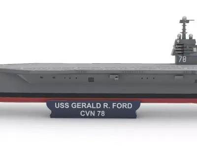 USS Gerald R Ford  3D print model