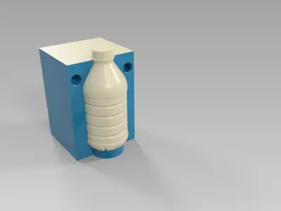 pastic blow mold 3D model