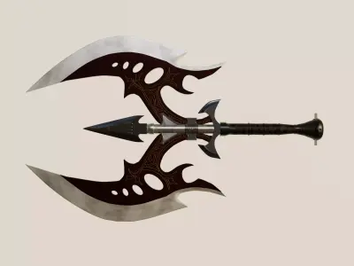 Oblivion Axe 3D model