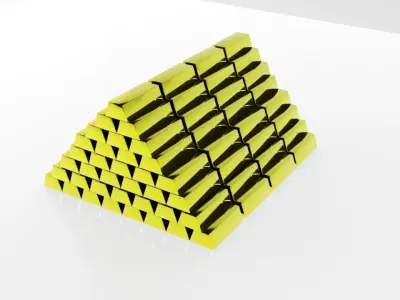 GOLDS gold box 3D model