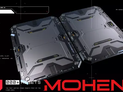 High-Detail Sci-Fi Asset 3D model