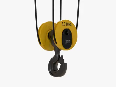Overhead Crane Trolley 3D model