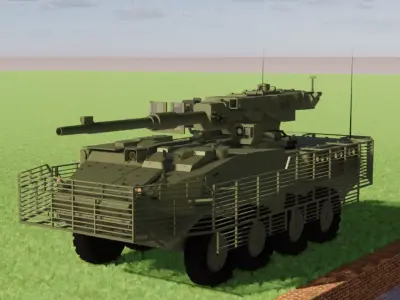 M1128 Moving Gun System 3D model