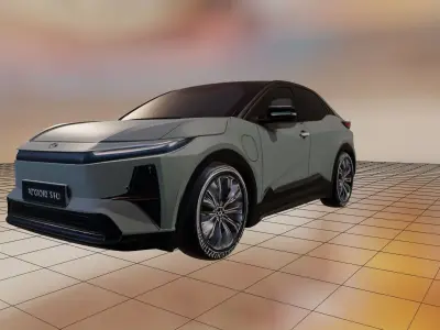 Modern Electric Crossover SUV High Detail Model 3D print model