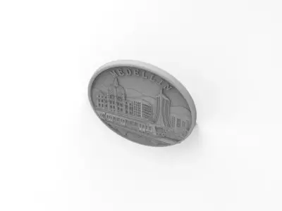 moneda medellin  3D print model