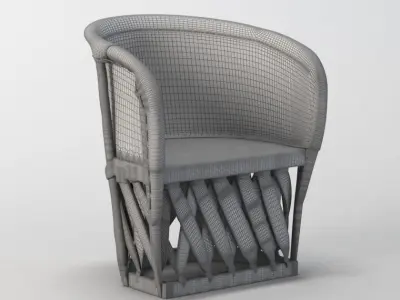 Equipal Chair 3D model