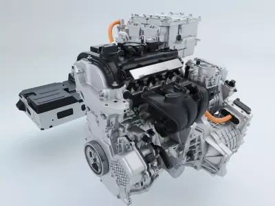 Nissan E-POWER Engine 3D model