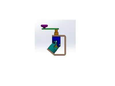  3D UNIVERSAL JOINT ASSEMbLY 3D model
