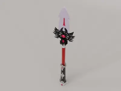 Stylized Axe 03 Low-poly 3D model