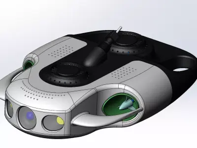 underwater robots 3D model purchase