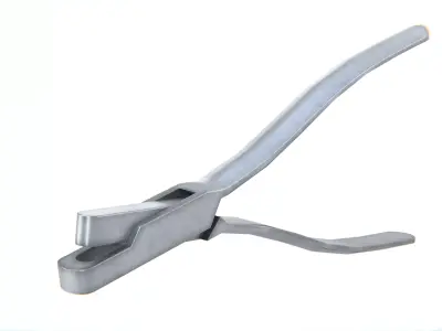 Ticket Punch Pliers  - Handheld Cutter Tool Low-poly 3D model