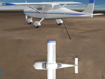 Light Plane model 3D model