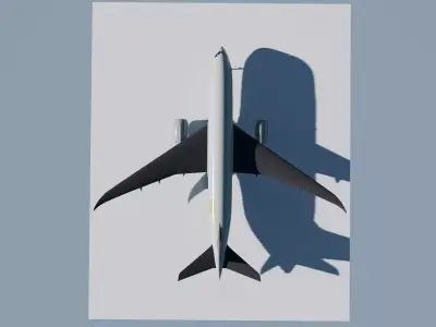 787-8 F Low-poly 3D model
