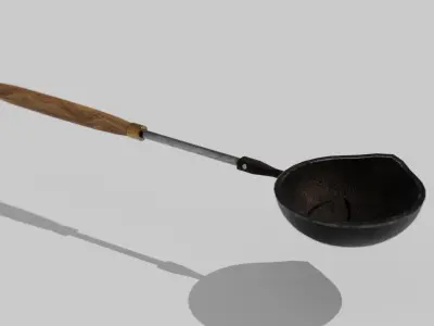 OB 00 27 vampire hunter pan Low-poly 3D model