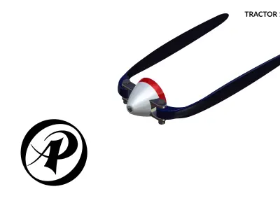 Folding Propeller AP-PR-009 12-6 3D print model
